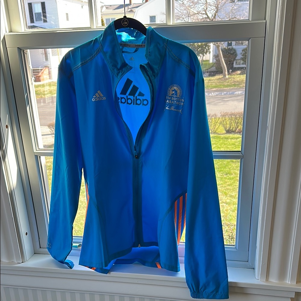 Adidas Blue Marathon Windbreaker